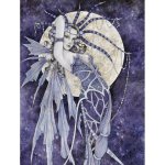 (image for) Blue Moon Fairy Fantasy Art by Linda Ravenscroft