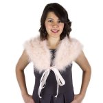 (image for) Sugar & Spice Champagne Color Feather Capelet