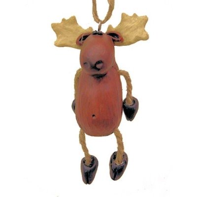 (image for) Moose Figurine Christmas Ornament by Bert Anderson