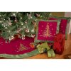 (image for) Holiday Tree Embroidered Christmas Tree Skirt