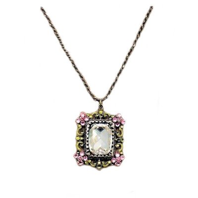 (image for) Crystal Reflection Pendant Necklace