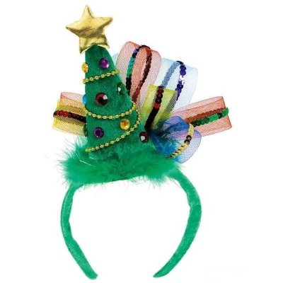 (image for) Holiday Sparkle Tree Christmas Headband