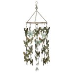 (image for) Butterfly Wind Chime Hanging Garden Ornament