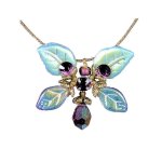 (image for) Amethyst Butterfly Fairy Pendant Necklace