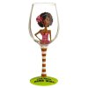 (image for) Girlfriends Wine Glass with Funny Sayings