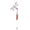(image for) Stained Glass Dragonfly Wind Chime Garden Ornament