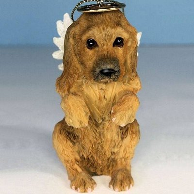 (image for) Golden Retriever Dog Angel Ornament Dog Figurine