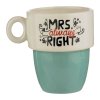(image for) Mr Right & Mrs Always Right Stackable Coffee Mug Set