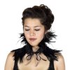 (image for) Vintage Vamp Black Feather Choker