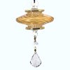 (image for) Swirled Glass Ornament with Crystal Dangle by Egyptian Museum