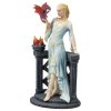 (image for) Maiden Admiring Baby Dragon Figurine by Veronese Design