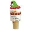 (image for) Snowman Christmas Wine Cork