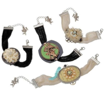 (image for) Charmed Vintage Ribbon Bracelet