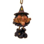 (image for) Witch Figurine Halloween Ornament by Bert Anderson