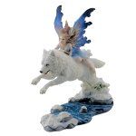(image for) Leap of Faith Wolf Figurine by Veronese Design