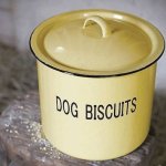 (image for) Dog Treat Metal Canister