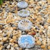 (image for) Stepping Stone Set of 4 Hand Prints Fairy Garden Figurine