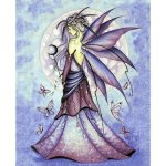 (image for) Lavender Moon Fairy Fantasy Art by Jessica Galbreth