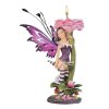 (image for) Purple Enchantress Flower Candle Fairy Figurine