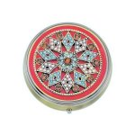 (image for) Moroccan Design Round Metal Pillbox by Spring Street Design