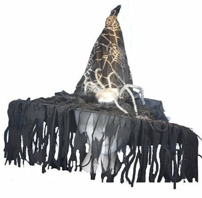 (image for) Spider Web Design Halloween Witch Hat