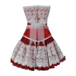 (image for) Valentine Vixen Steel Boned Corset Set Top & Skirt
