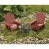 (image for) Light Up Fairy Fire Pit & 2 Adirondack Chairs Garden Furniture