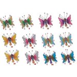 (image for) Beaded Butterfly Figurine Kitchen Magnet