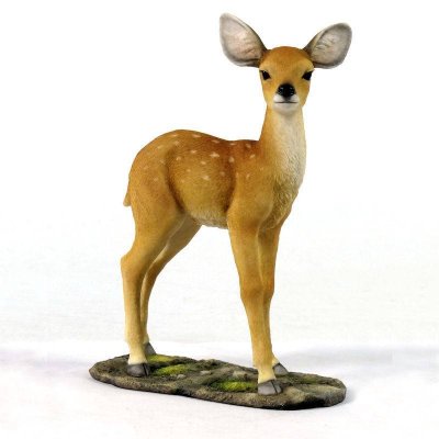(image for) Time to Stand Fawn Deer Figurine