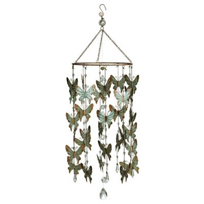 (image for) Butterfly Wind Chime Hanging Garden Ornament