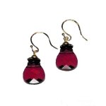 (image for) Cranberry Drop Earrings by Robin Goodfellow