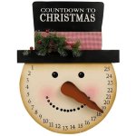(image for) Countdown to Christmas Wood Snowman Sign