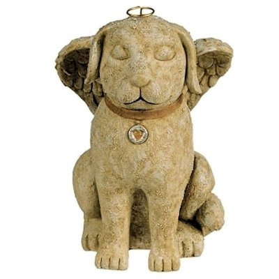 (image for) Dog Angel Pet Memorial Garden Figurine