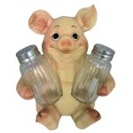 (image for) Porcine Spice Pig Figurine Salt & Pepper Holder