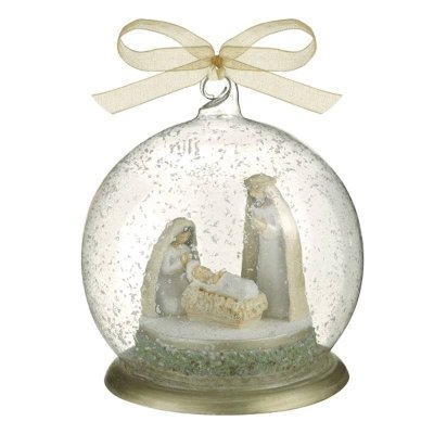(image for) Gifts of Glory Nativity Under Glass Christmas Ornament