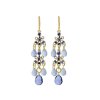 (image for) Blue Dazzle Chandelier Earrings by I Love Bracelets