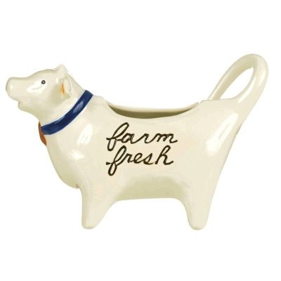 (image for) Farm Fresh Cow Figurine Ceramic Cream Pitcher