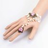 (image for) Bridal Rose White Lace Bracelet