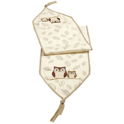 (image for) Crimson Hollow Owl Table Runner Kitchen Linen
