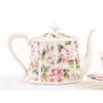 (image for) Apple Blossom Ceramic Teapot