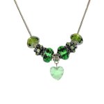 (image for) Green Irish Fairy Beaded Necklace