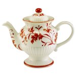 (image for) Red Leaf Ceramic Teapot from Andrea by Sadek
