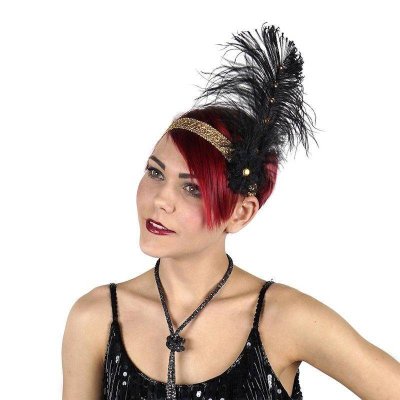 (image for) Flapper Style Feather Headband