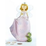 (image for) Pink Princess Fairy Figurine Piggy Bank
