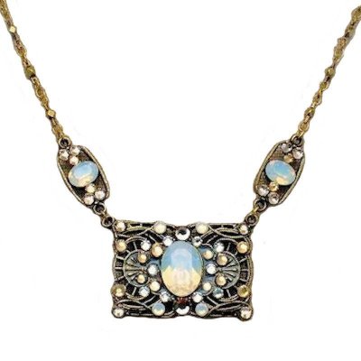 (image for) Opals & Crystal Magic Pendant Necklace by Anne Koplik