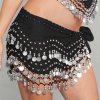 (image for) Silver Coin Hip Scarf Belly Dance Costume