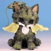 (image for) Grey Cat Angel Ornament Cat Figurine