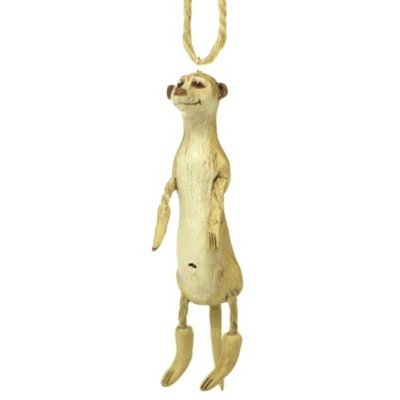 (image for) Meerkat Figurine Christmas Ornament by Bert Anderson