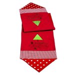 (image for) Stripes & Polka Dots Christmas Table Runner