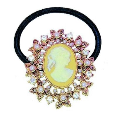 (image for) Vintage Cameo Ponytail Holder by Spring Street Design